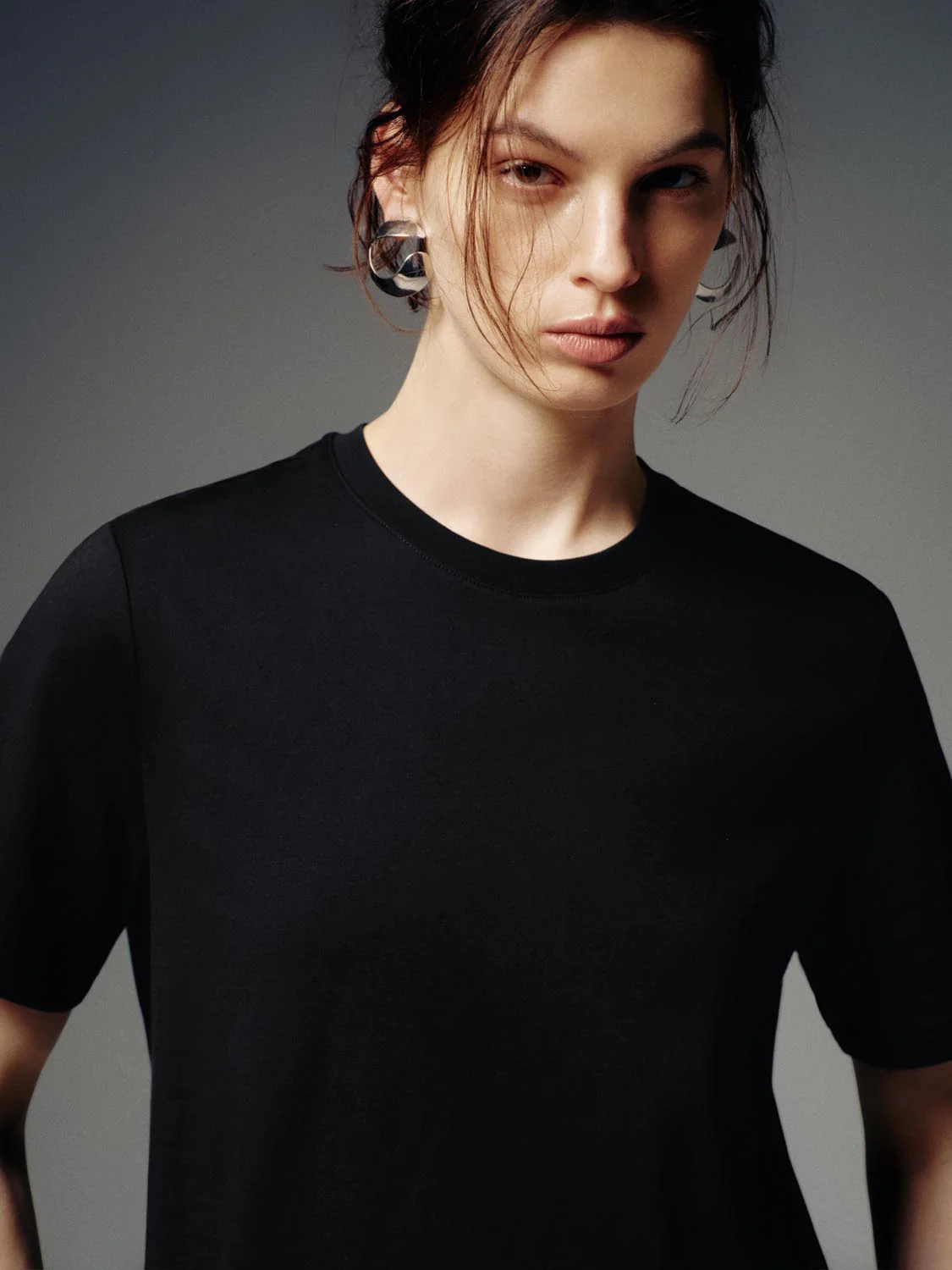 Crew Neck Loose Fit T-Shirts - Image 27