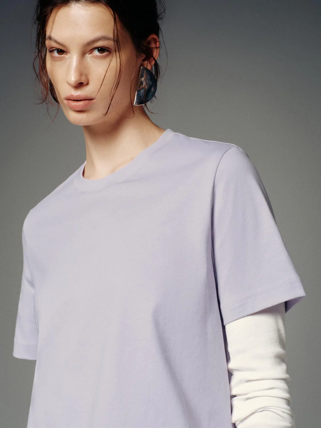 Crew Neck Loose Fit T-Shirts - Image 3