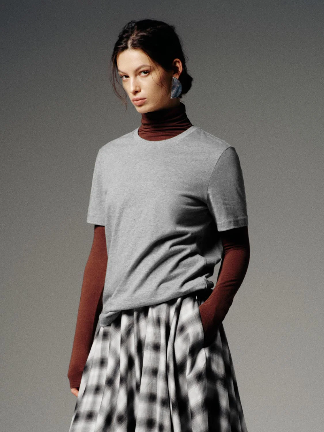 Crew Neck Loose Fit T-Shirts - Image 34