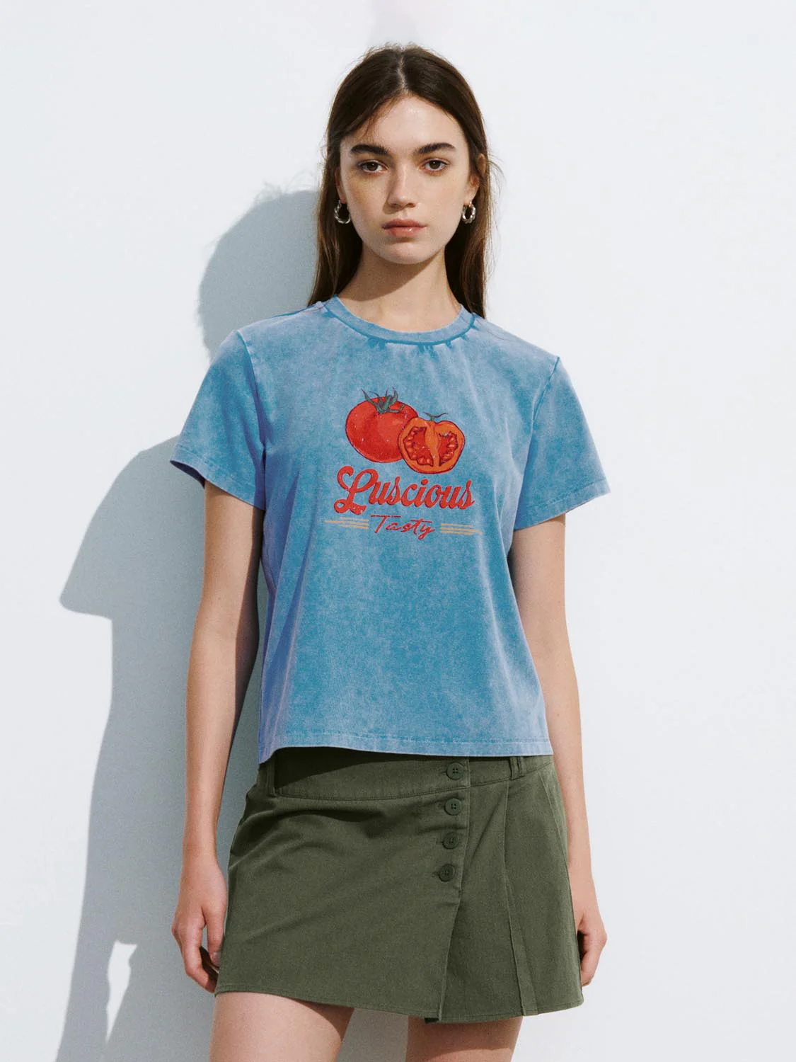 Crew Neck Printed T-Shirts - Image 9