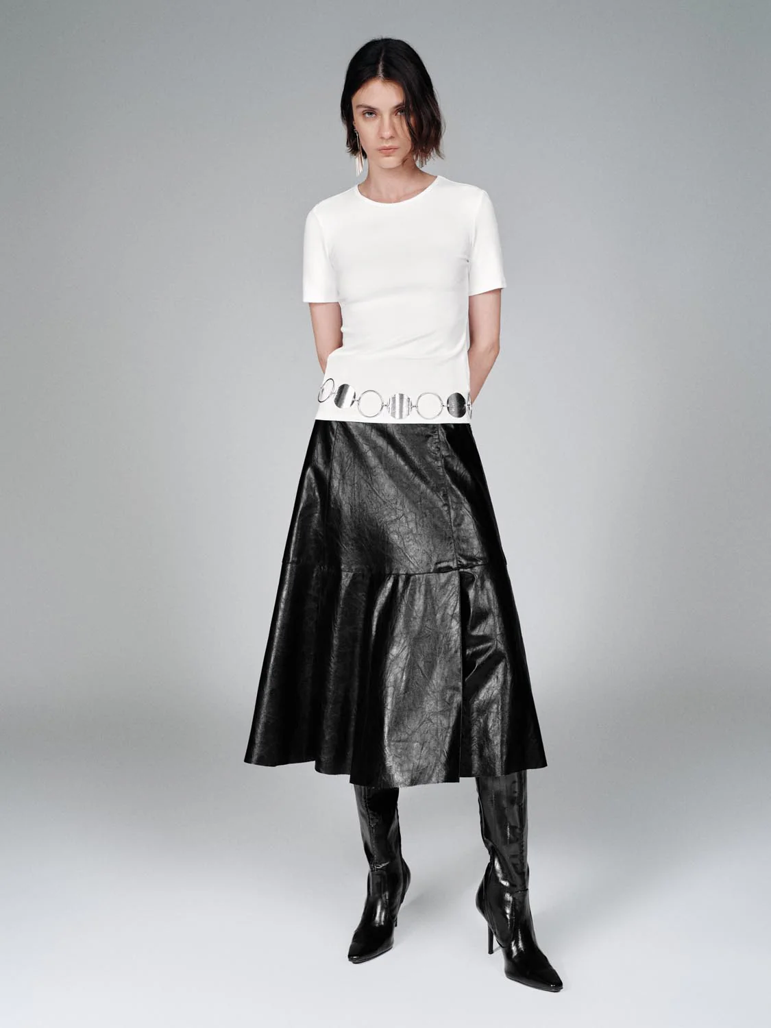 Crew Neck Skinny Fit T-Shirts - Image 20