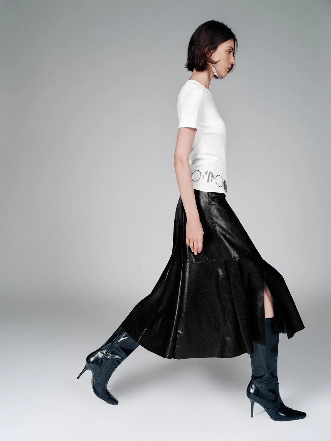 Crew Neck Skinny Fit T-Shirts - Image 21