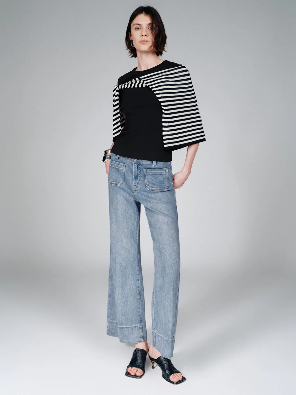 Crew Neck Skinny Fit T-Shirts - Image 4