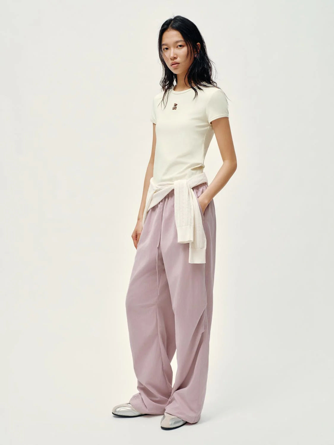 Crew Neck Skinny-Fit T-Shirts - Image 13