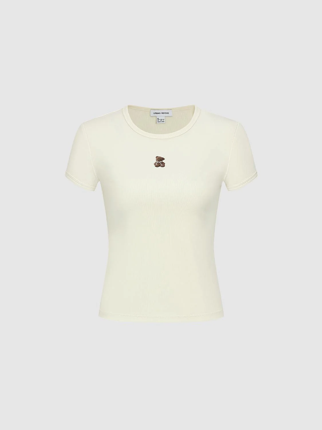 Crew Neck Skinny-Fit T-Shirts - Image 15