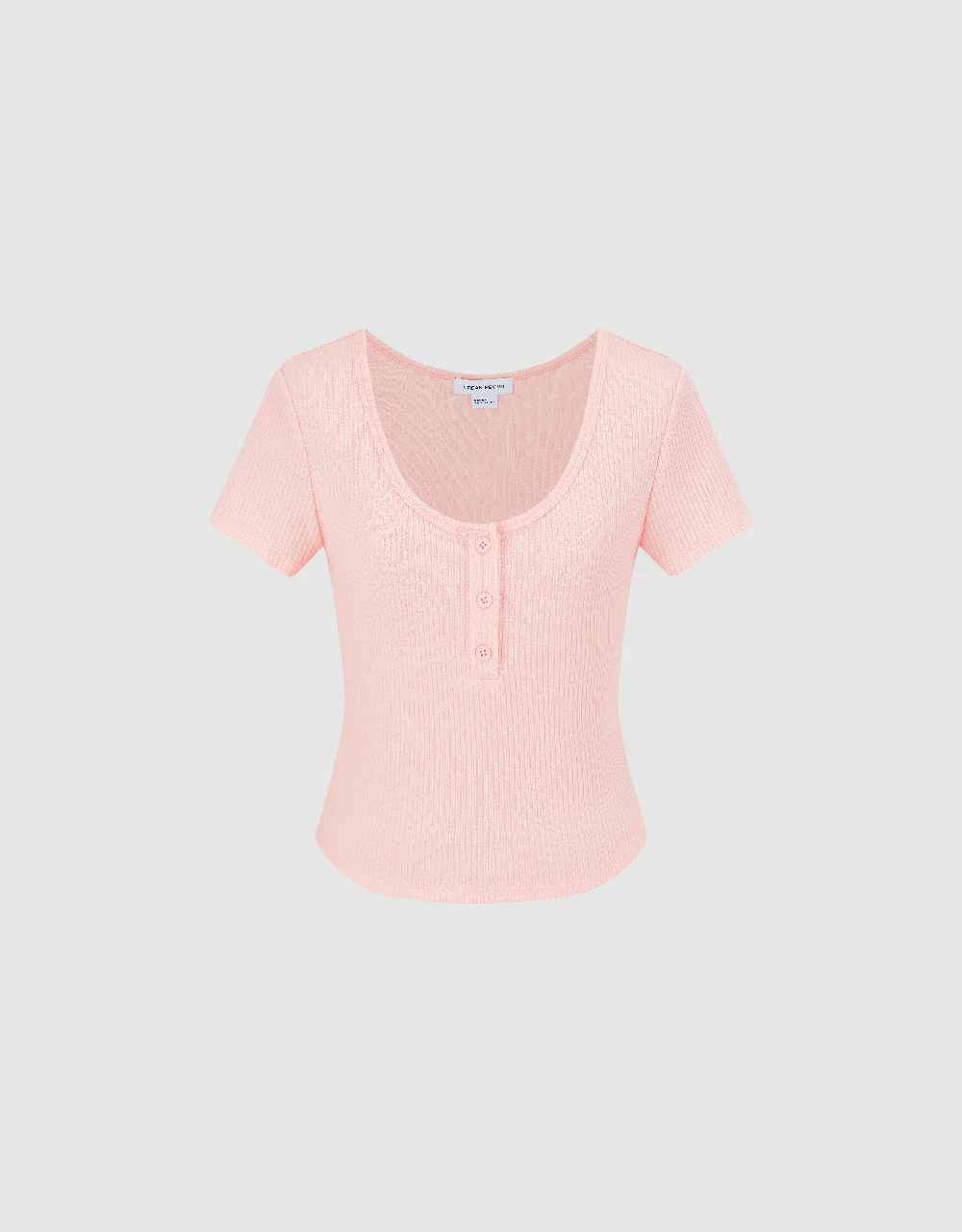 Crew Neck Skinny Knitted T-Shirt - Image 4