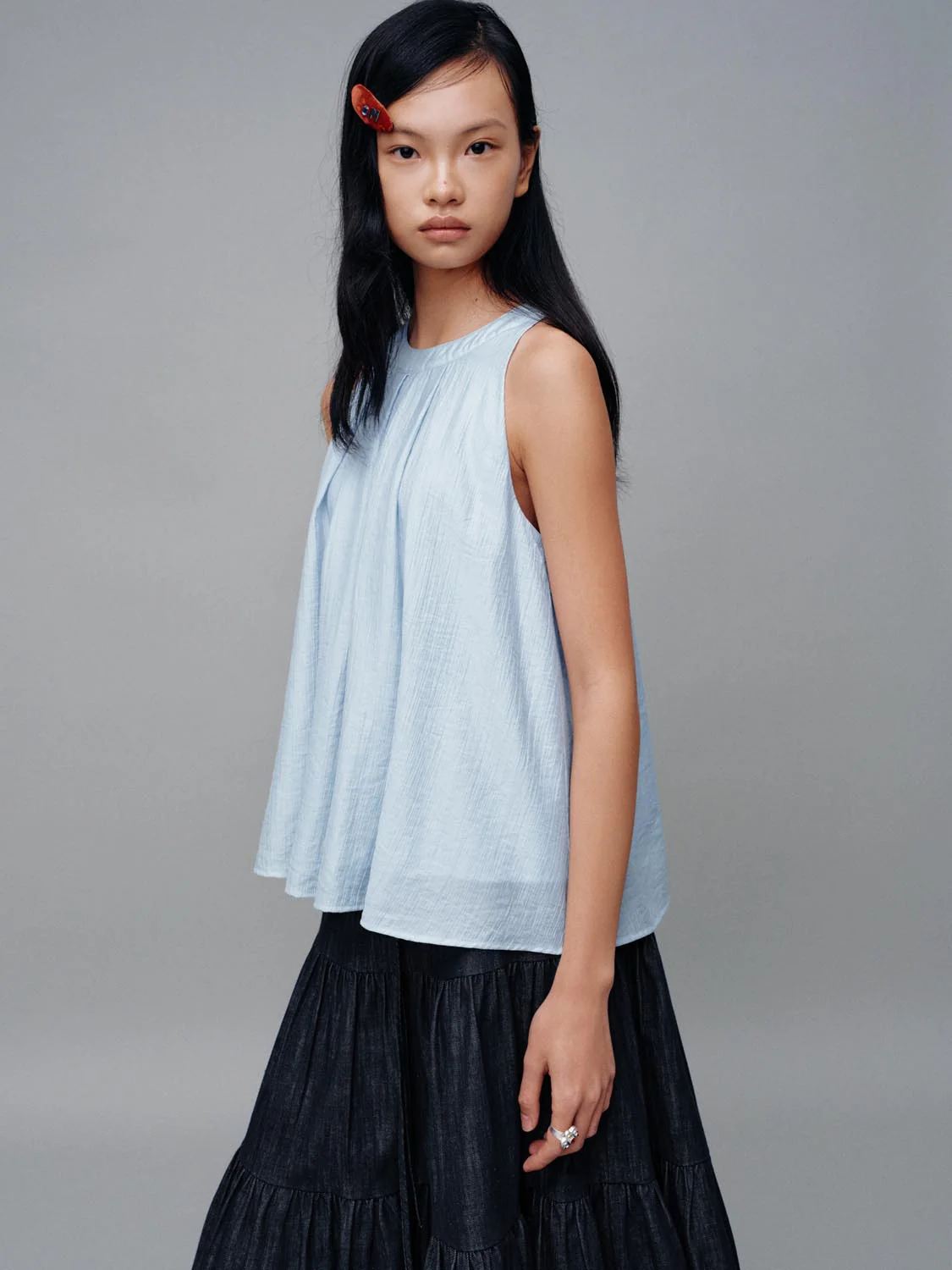Crew Neck Sleeveless Overhead Shirts - Image 2
