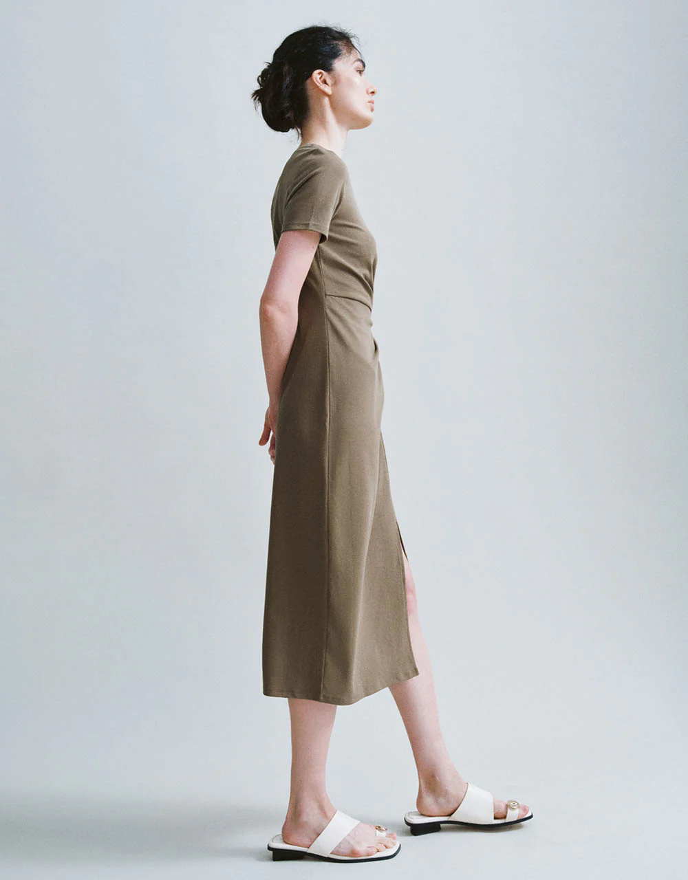 Crew Neck Straight Dress - Image 11