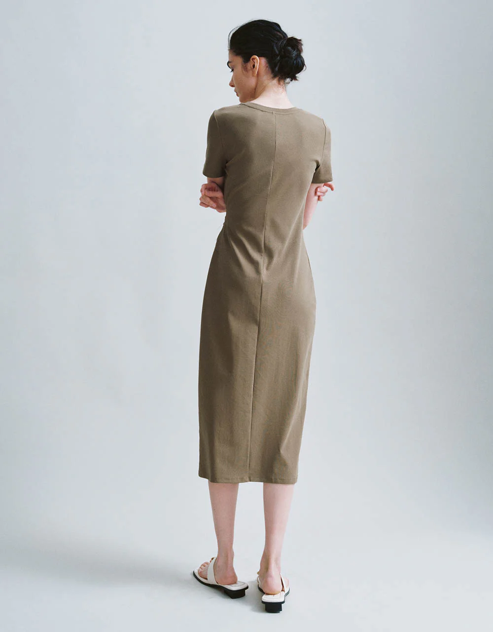 Crew Neck Straight Dress - Image 14