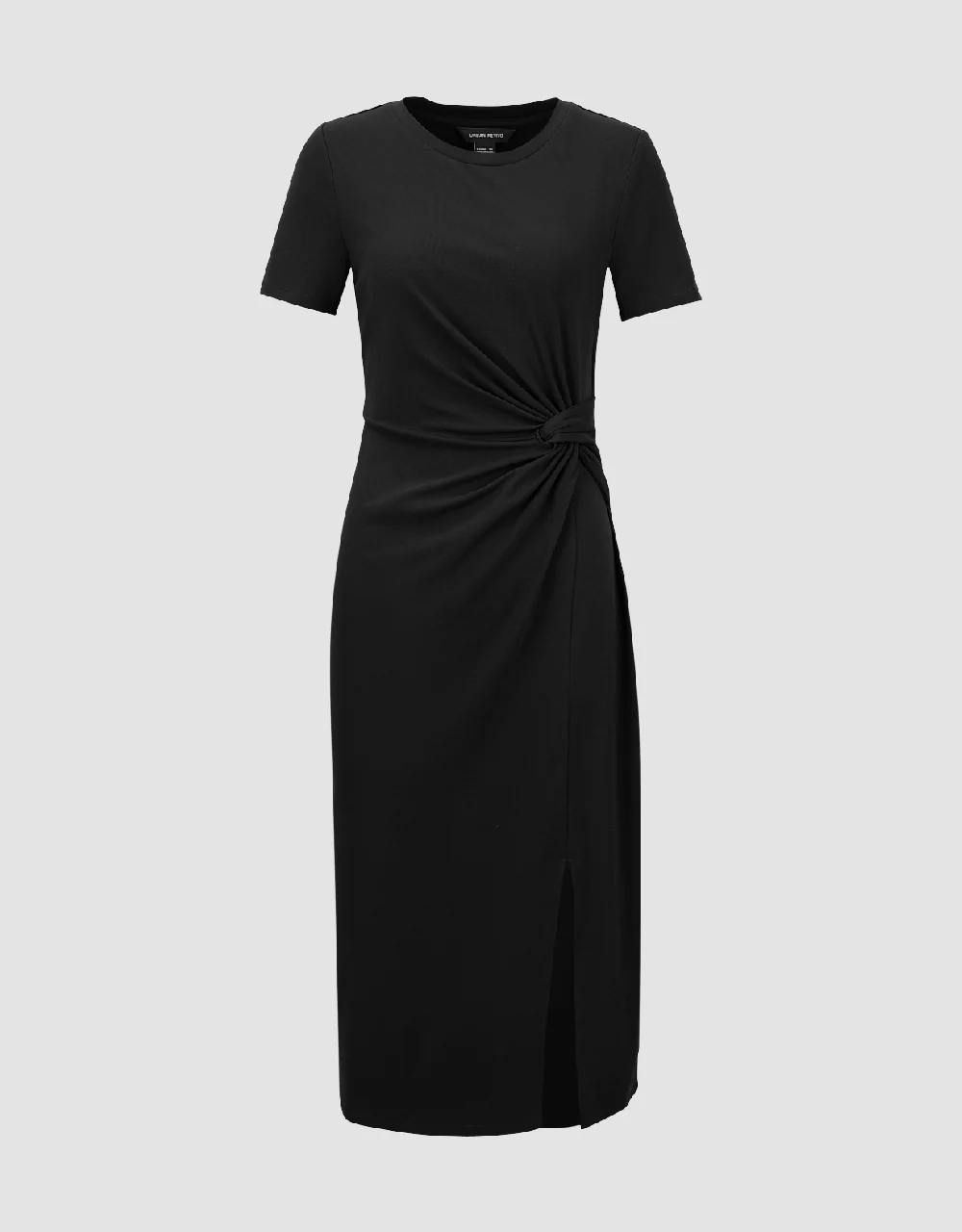 Crew Neck Straight Dress - Image 19
