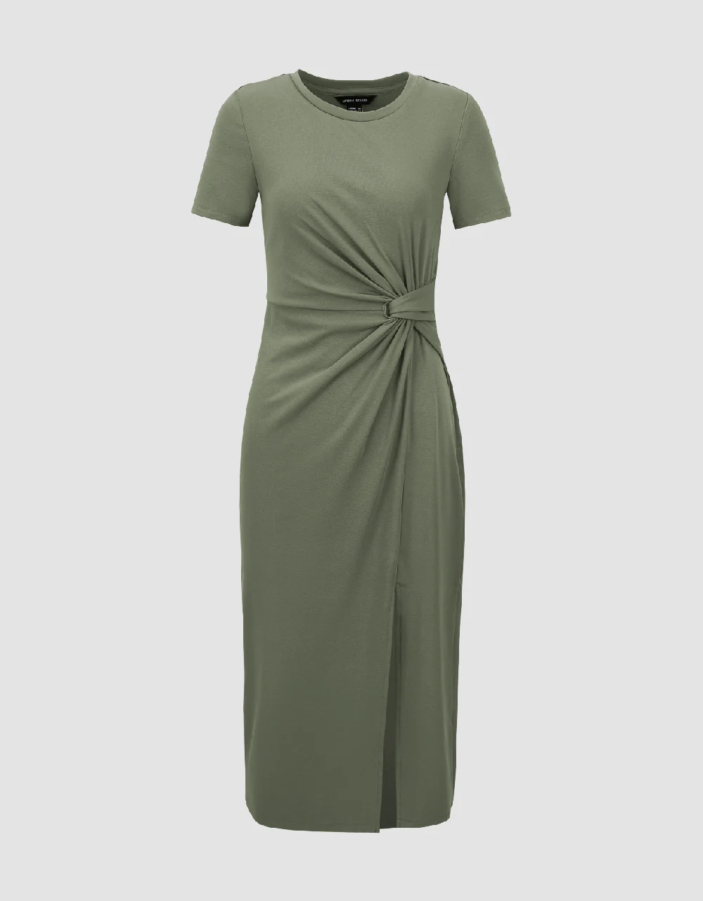 Crew Neck Straight Dress - Image 2