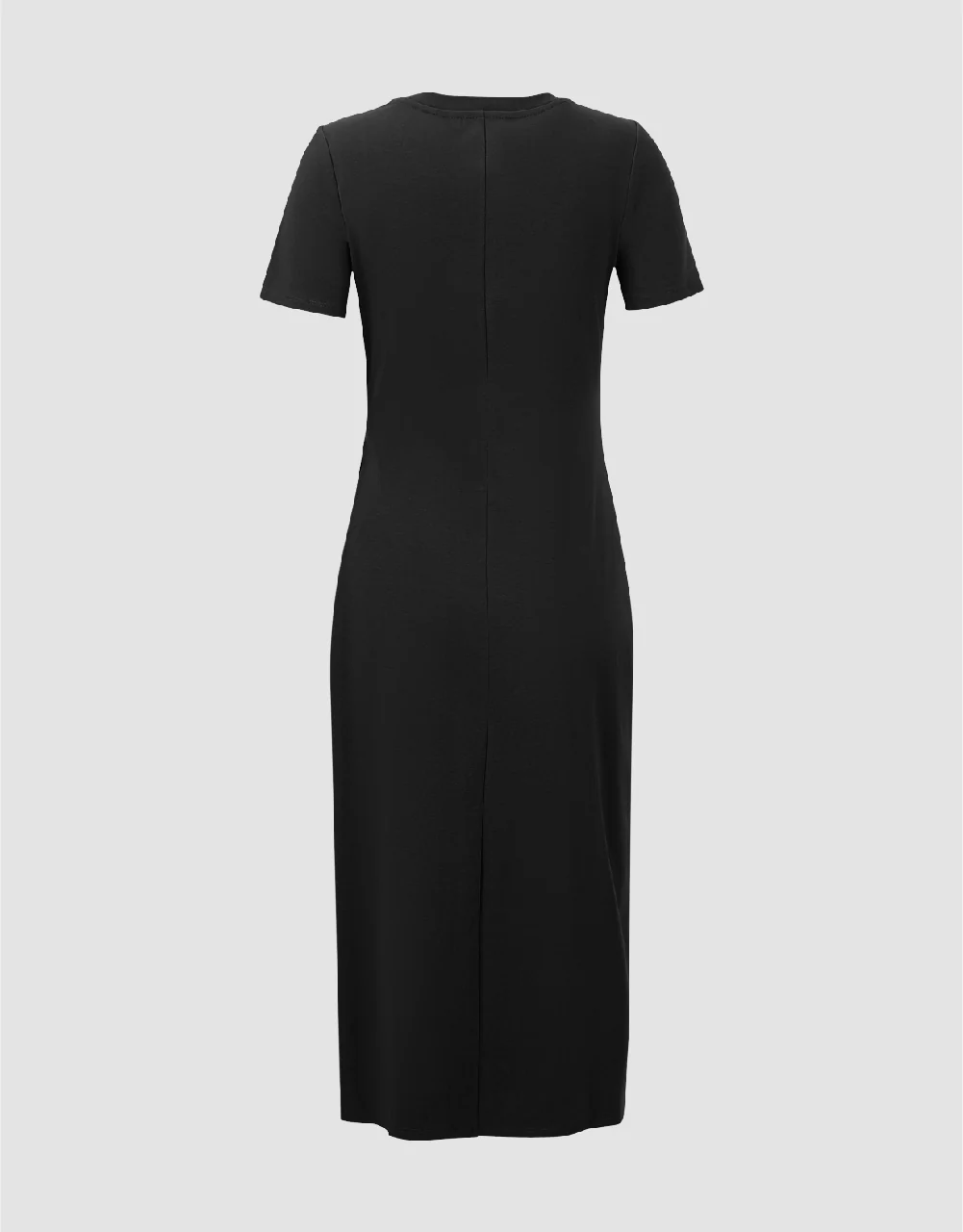 Crew Neck Straight Dress - Image 20