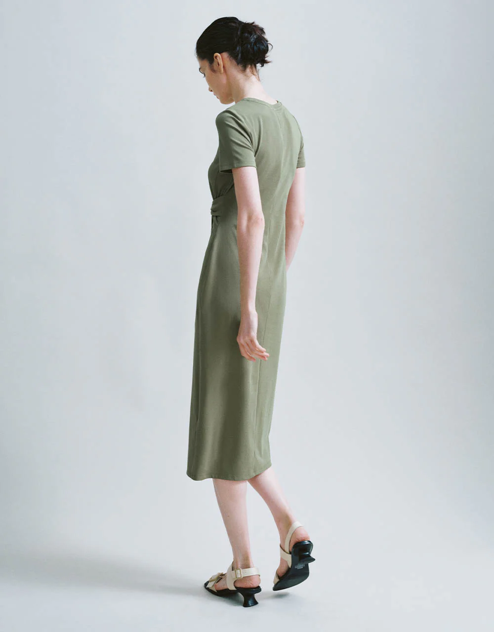Crew Neck Straight Dress - Image 6