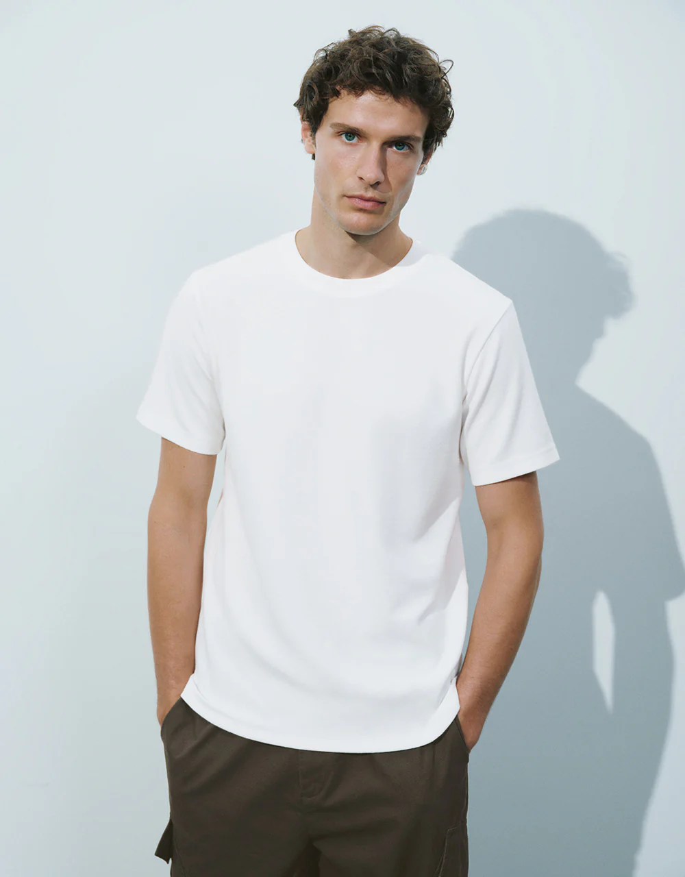 Crew Neck Straight T-Shirt - Image 17