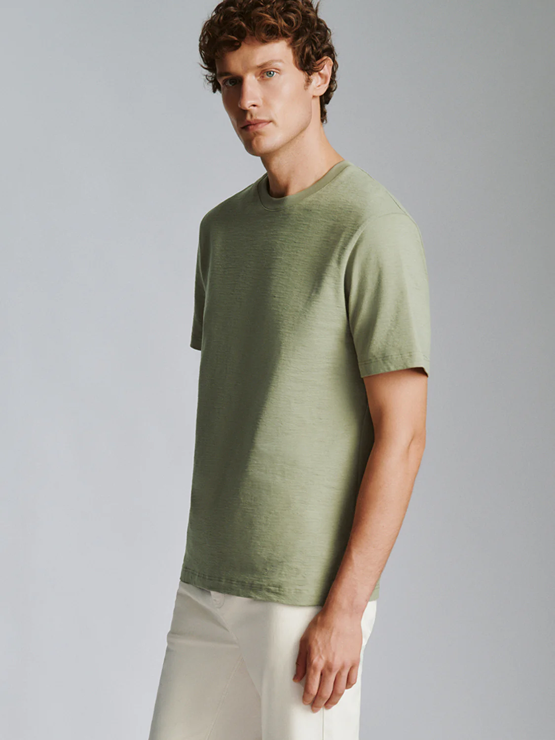 Crew Neck Straight T-Shirt - Image 3