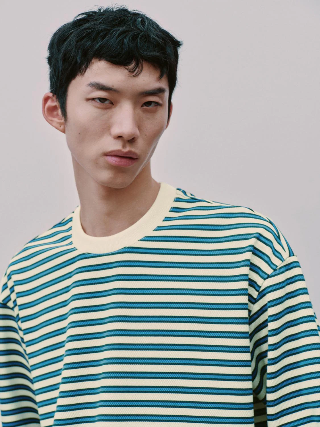 Crew Neck Striped Long Sleeve T-Shirts - Image 11