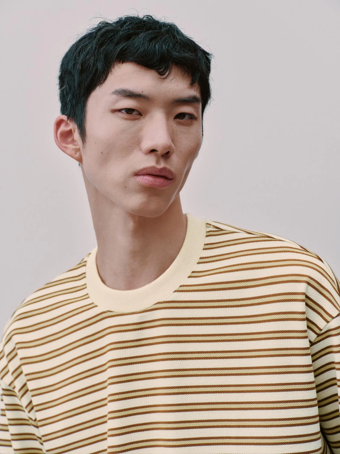 Crew Neck Striped Long Sleeve T-Shirts - Image 3