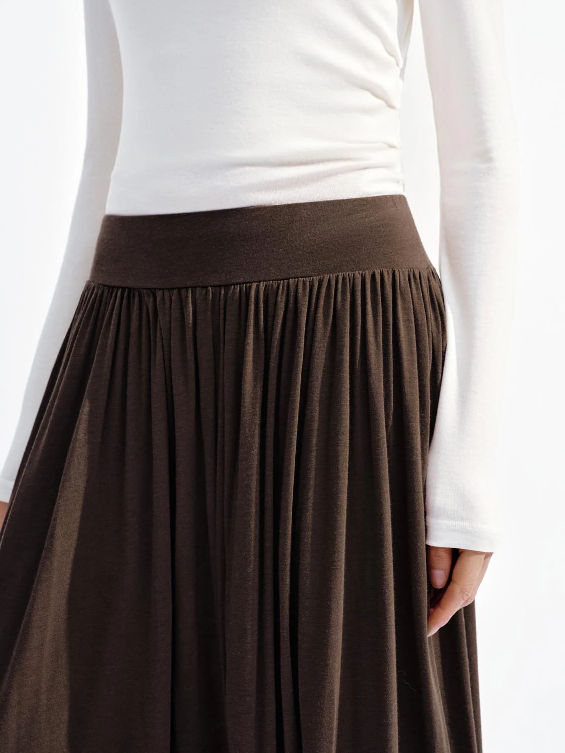 Crinkle A-Line Midi Skirts - Image 15