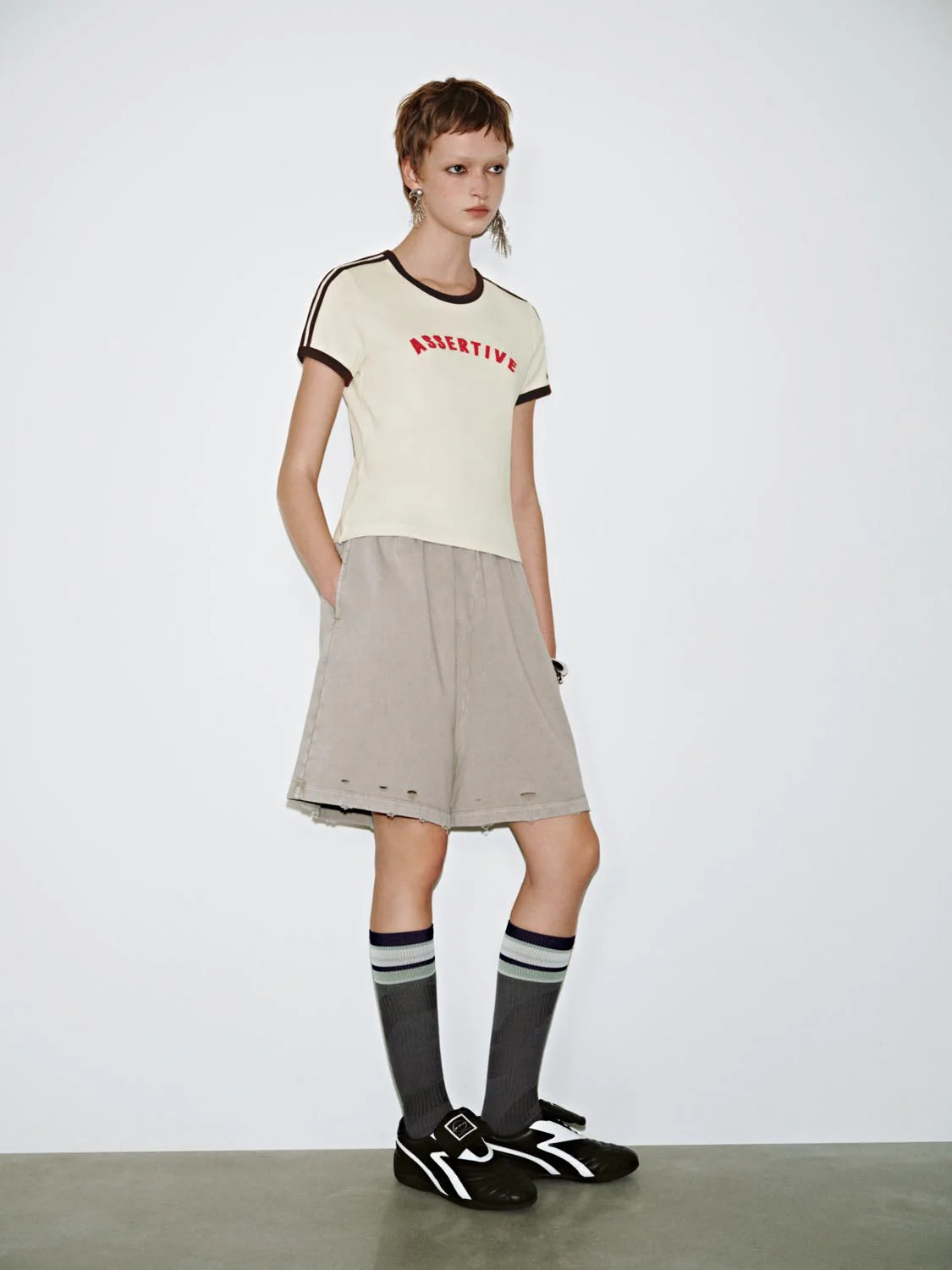 Cropped Short Sleeve T-Shirts - Image 5