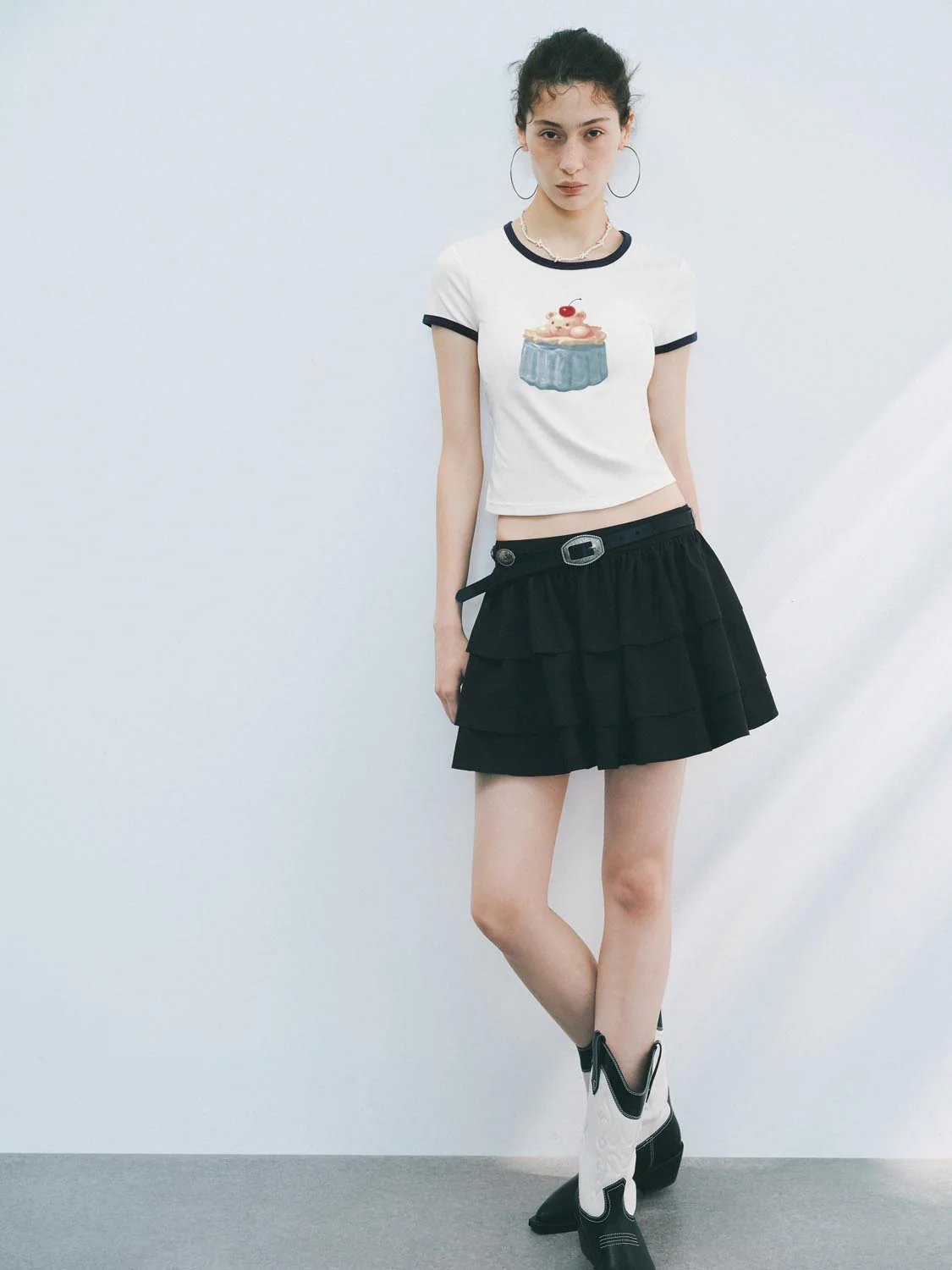 Cropped Short Sleeve T-Shirts - Image 5
