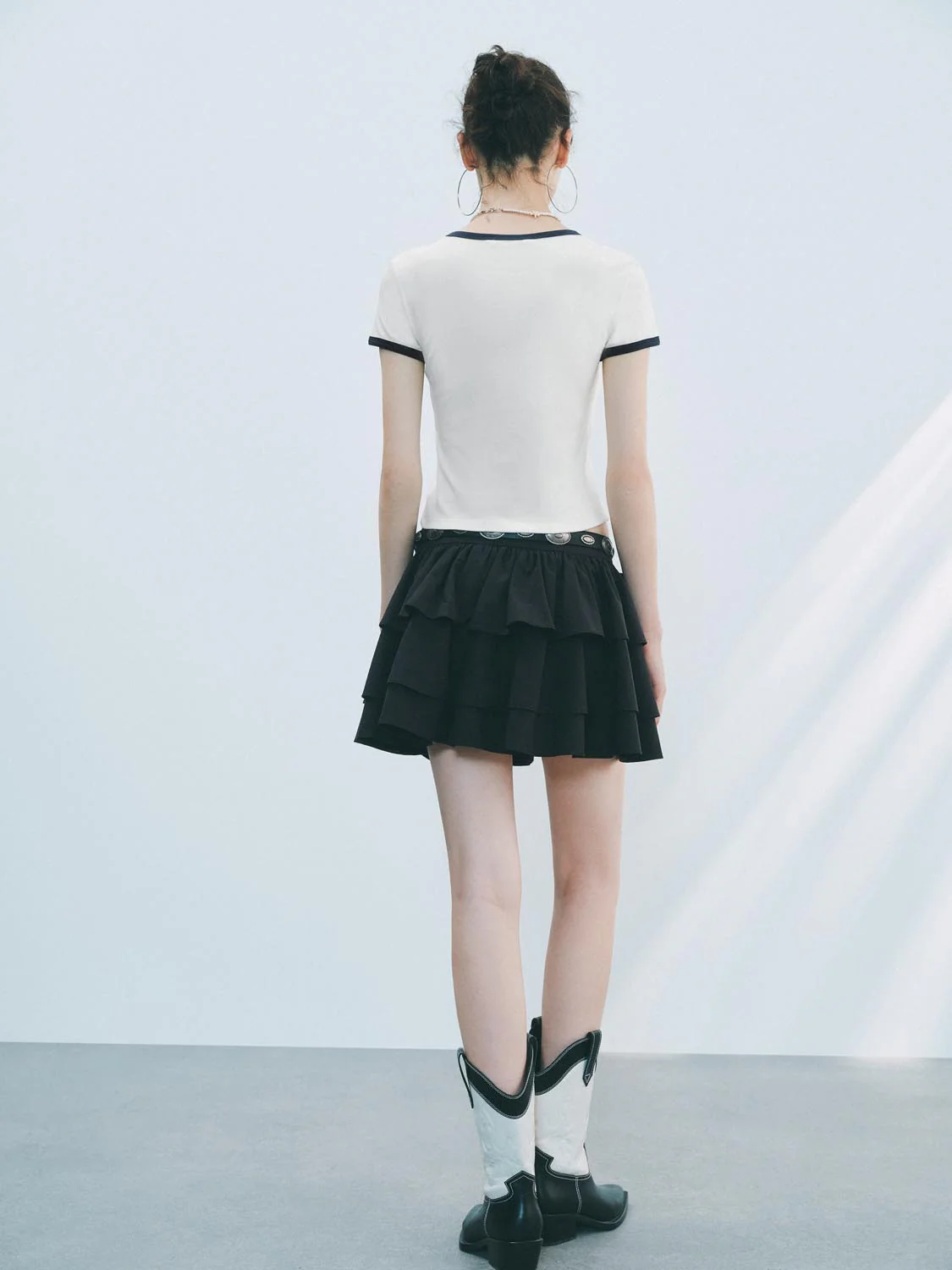 Cropped Short Sleeve T-Shirts - Image 6