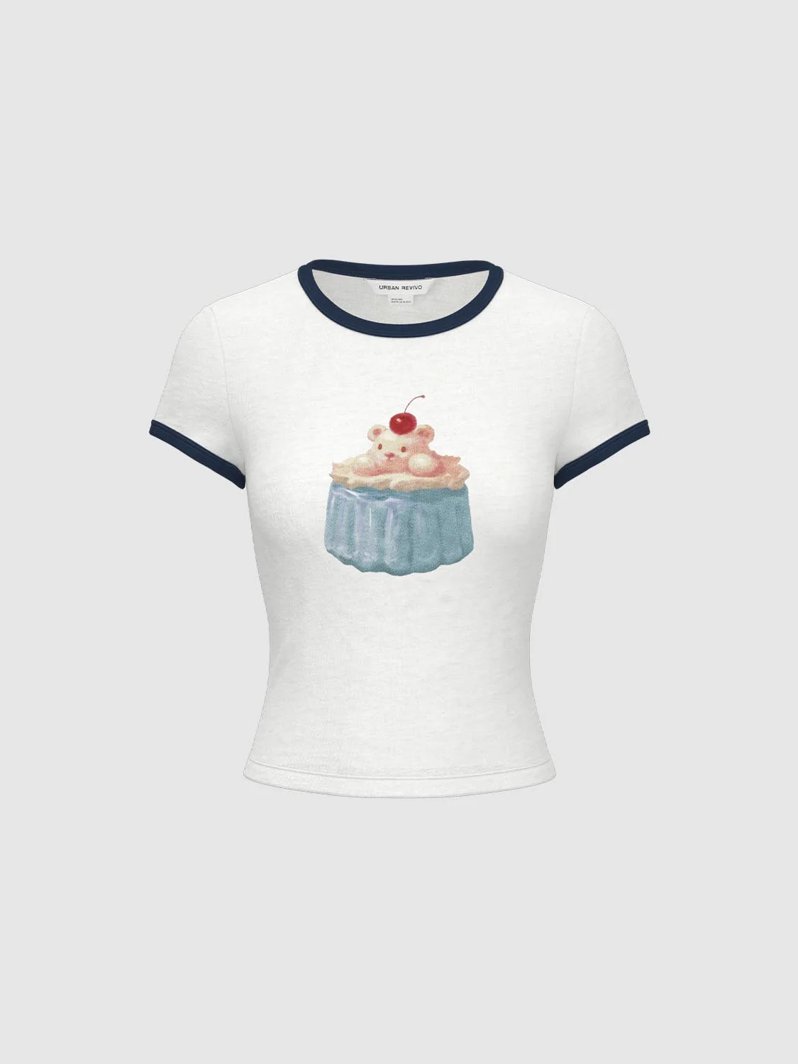 Cropped Short Sleeve T-Shirts - Image 7