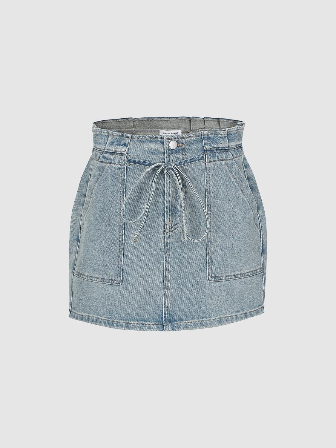 Denim Mini Skirts - Image 7