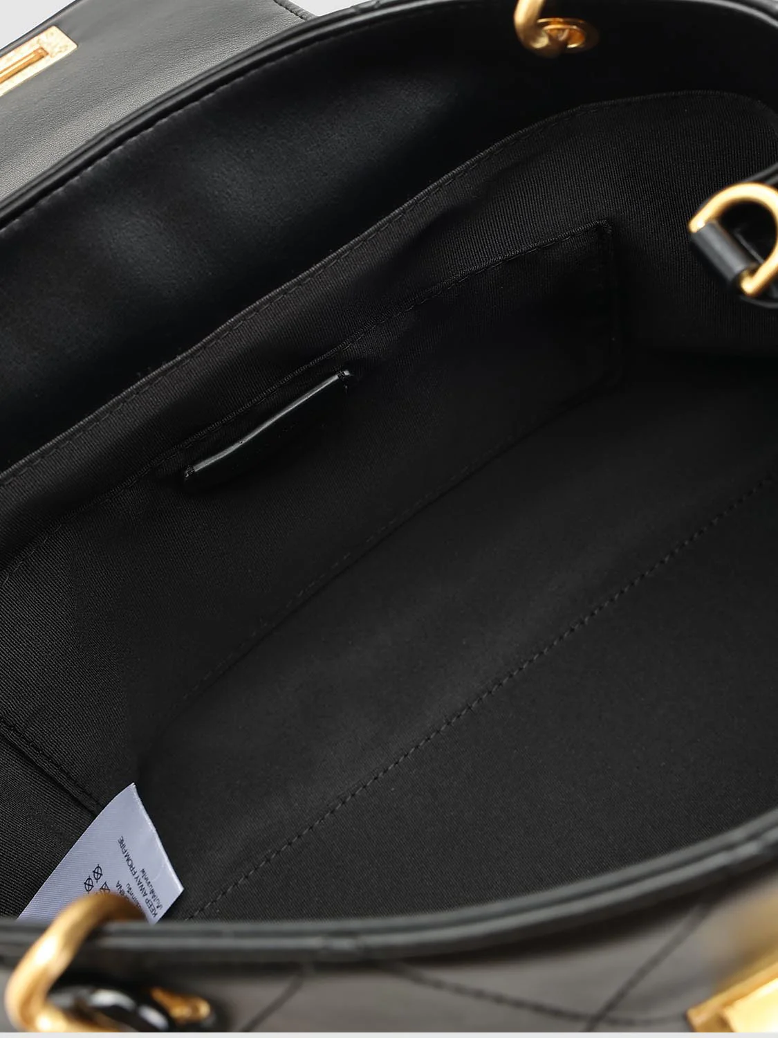 Diamond Chain Detail Handle Shoulder Bags - Image 6