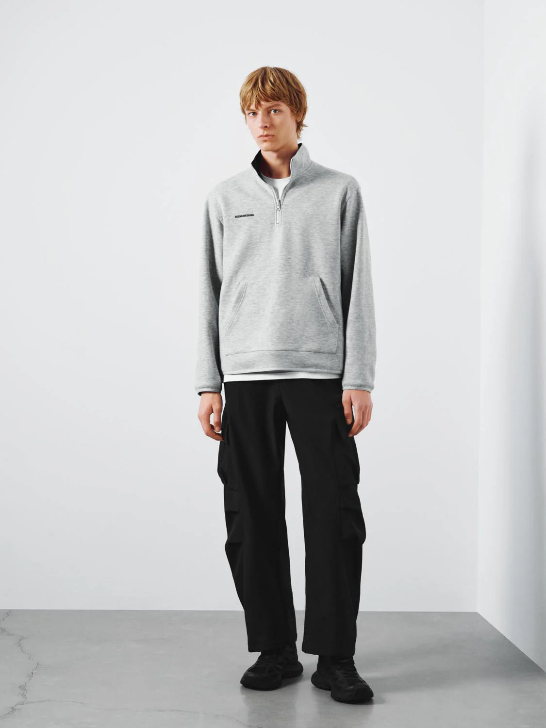 Drawstring Pull On Flap Pockets Cargo Pants - Image 7