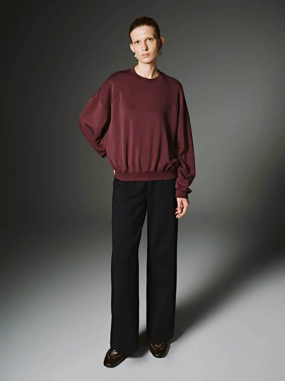 Drawstring Pull On Flare Pants - Image 10