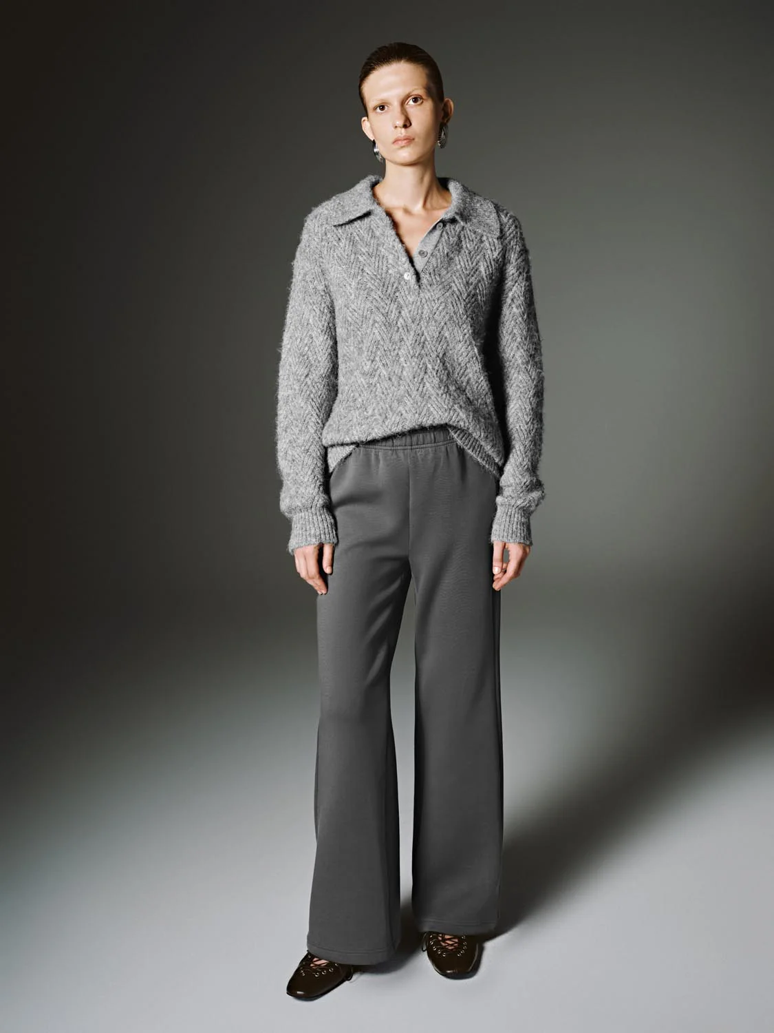 Drawstring Pull On Flare Pants - Image 18