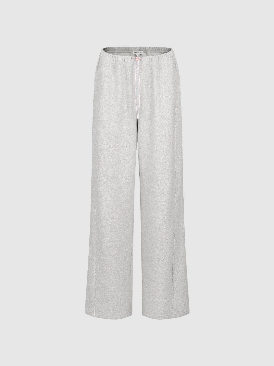 Drawstring Pull On Straight Pants - Image 2