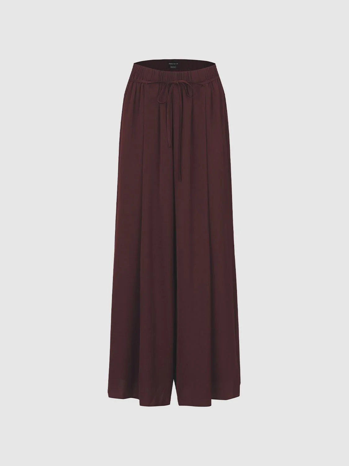Drawstring Pull On Wide Leg Pants - Image 2