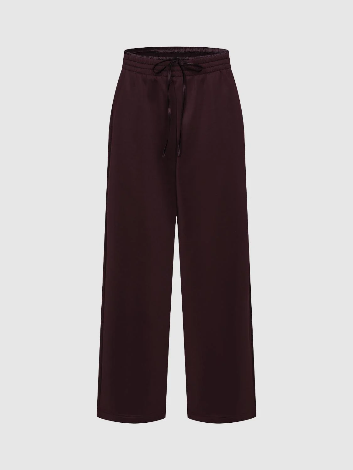 Drawstring Pull On Wide Leg Pants - Image 2