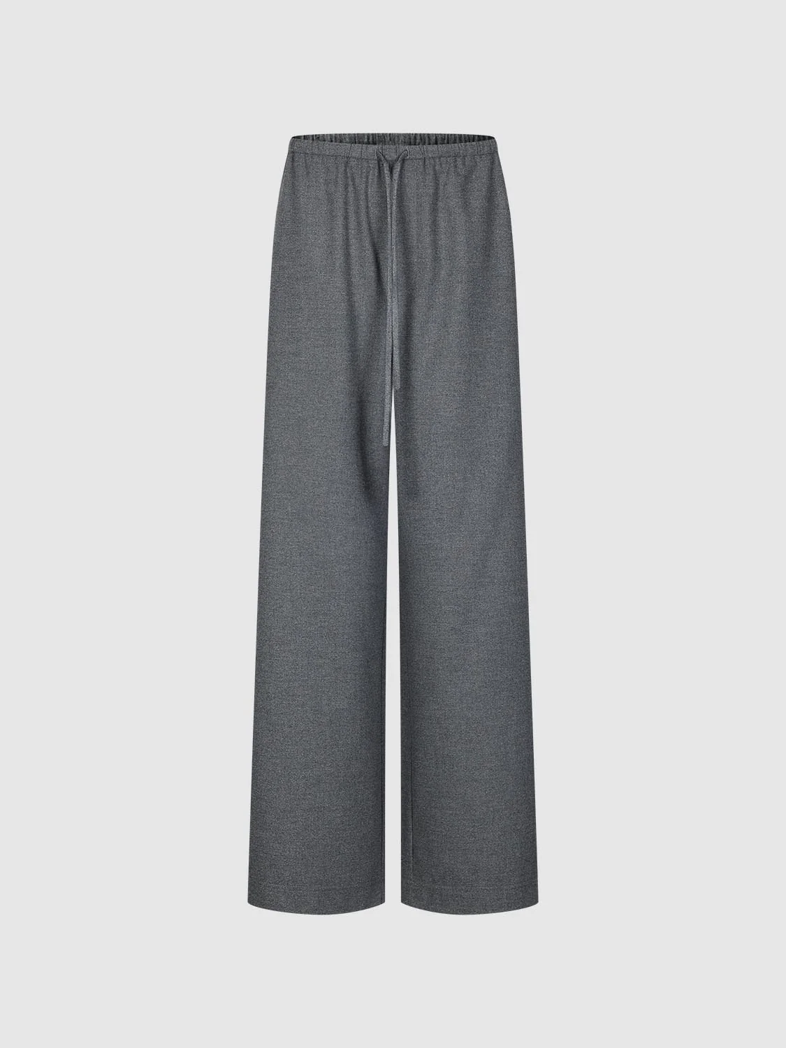 Drawstring Pull On Wide Leg Pants - Image 2