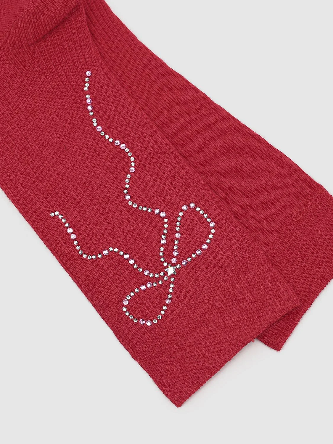 Embellished Bow Detail Ribbed Socks - Image 15