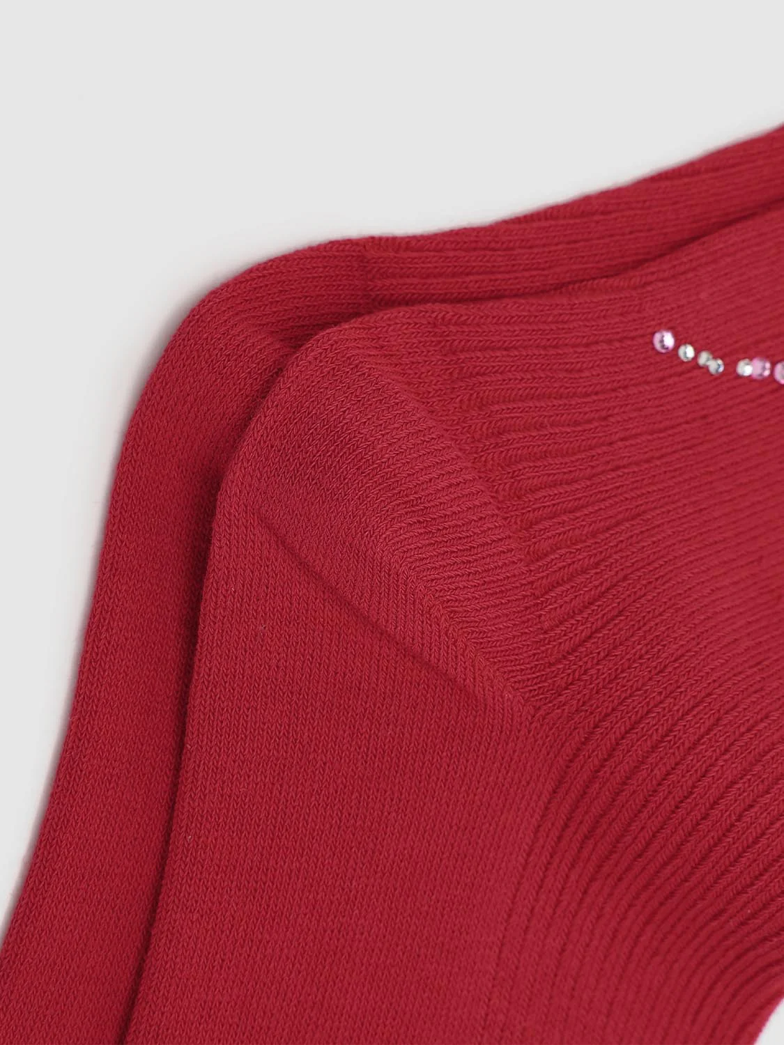 Embellished Bow Detail Ribbed Socks - Image 16
