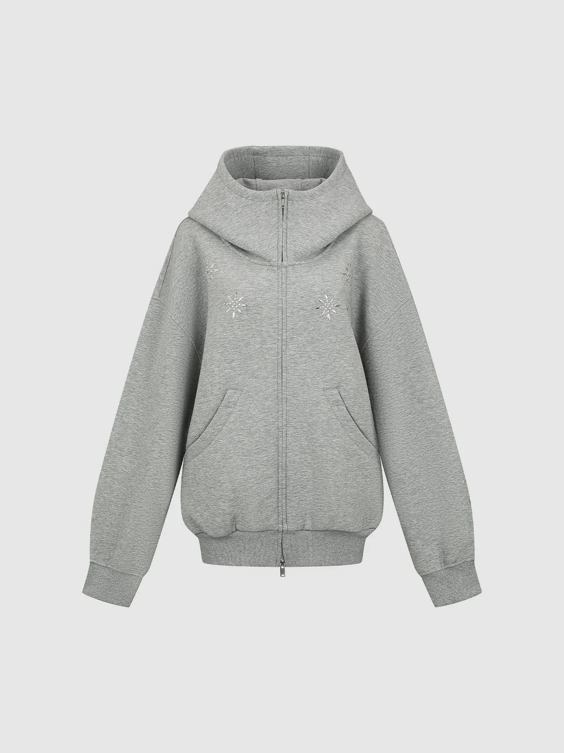 Embellished Hooded Bomber Jackets