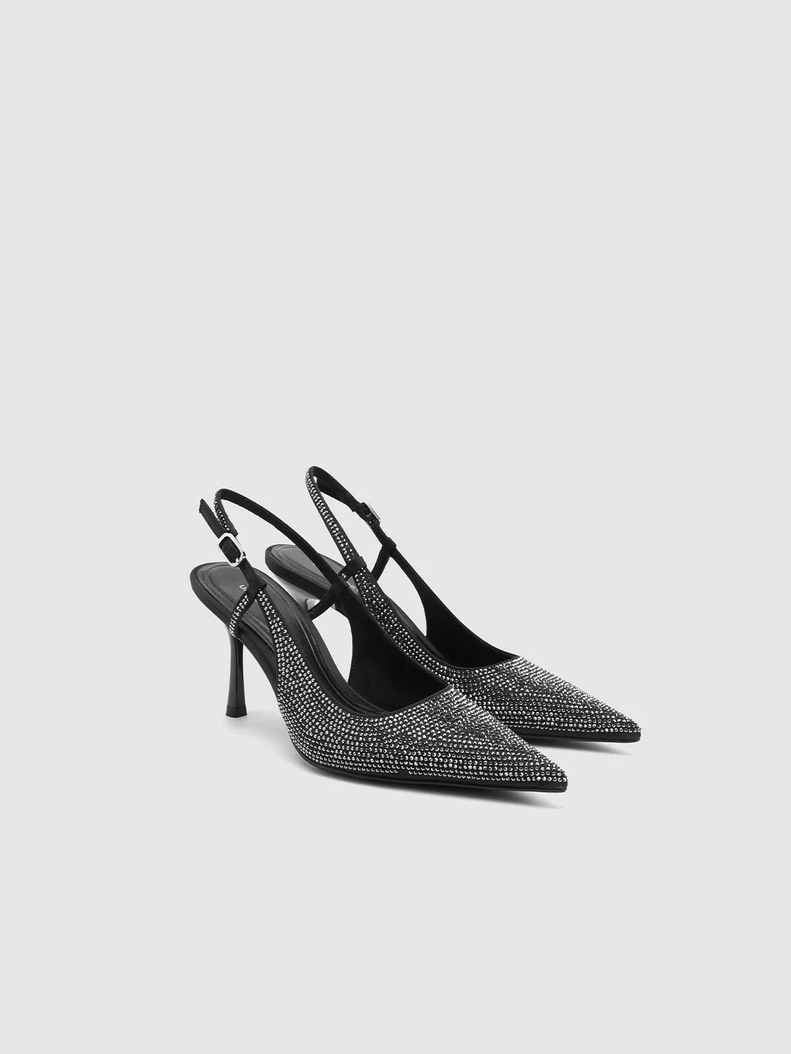 Embellished Slingback High Heels
