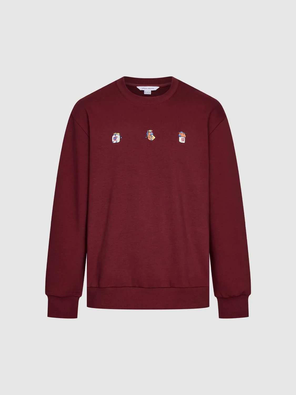 Embroidered Crew Neck Sweatshirts - Image 7