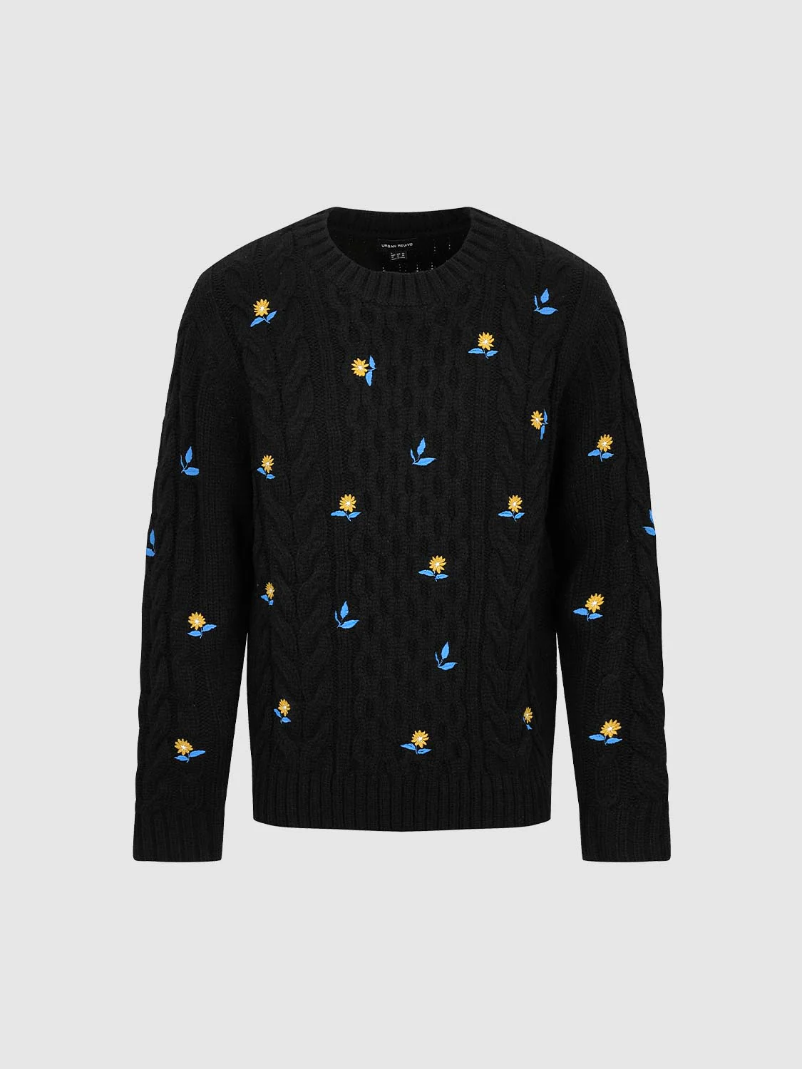 Embroidered Long Sleeve Knitted T-Shirts - Image 4