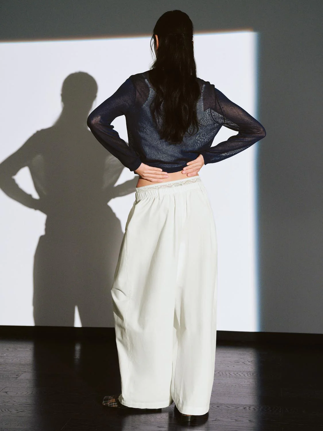 Embroidered Sheer Knitted Cardigans - Image 6