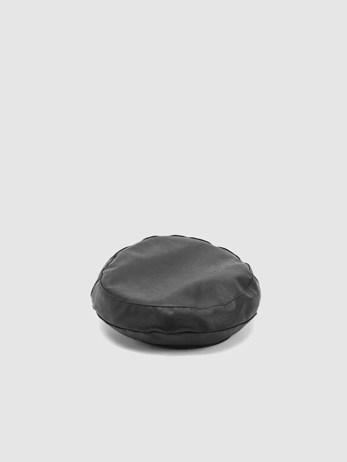 Faux Leather Bakerboy Cap - Image 3
