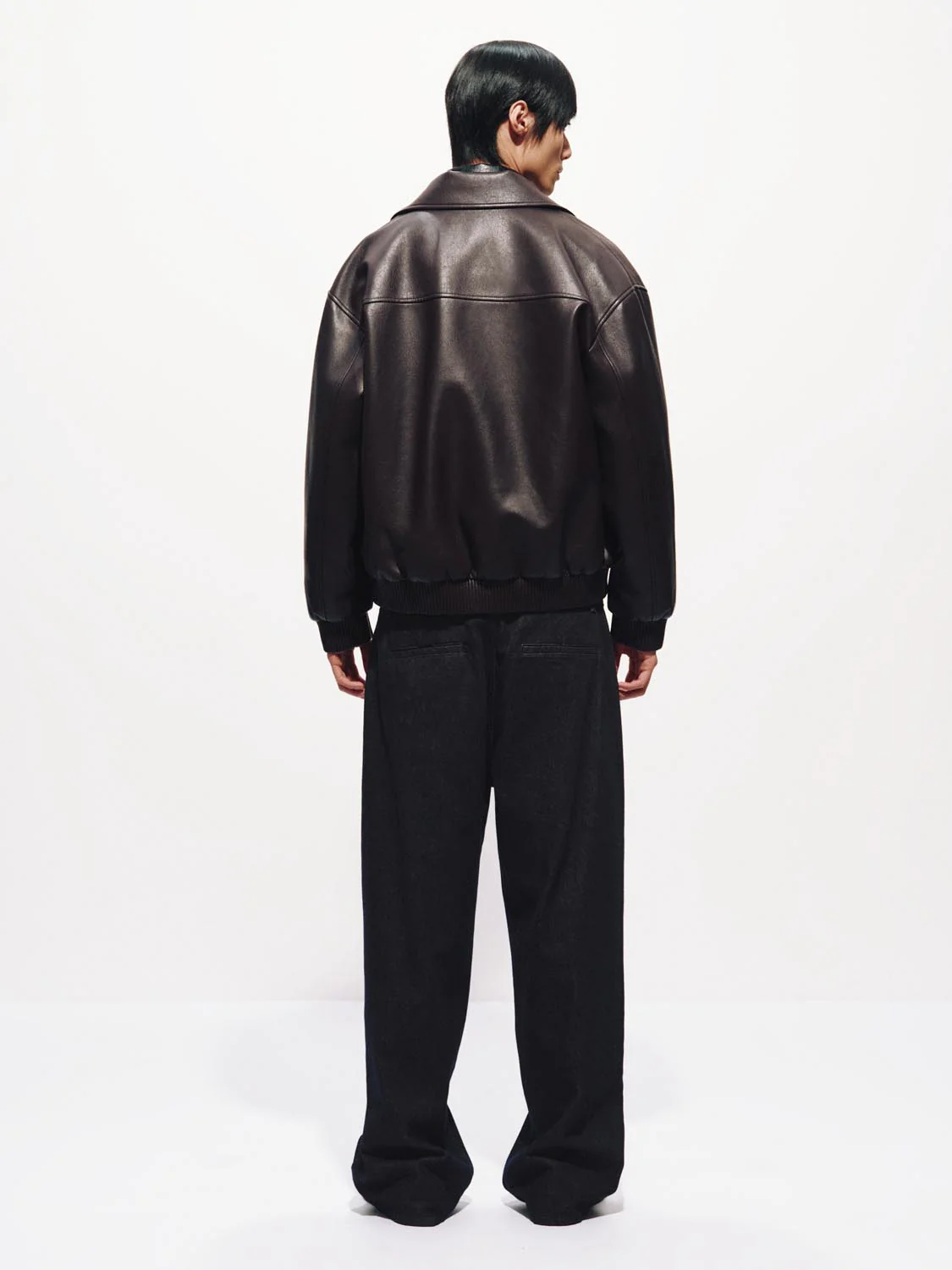 Faux Leather Bomber Jackets - Image 6