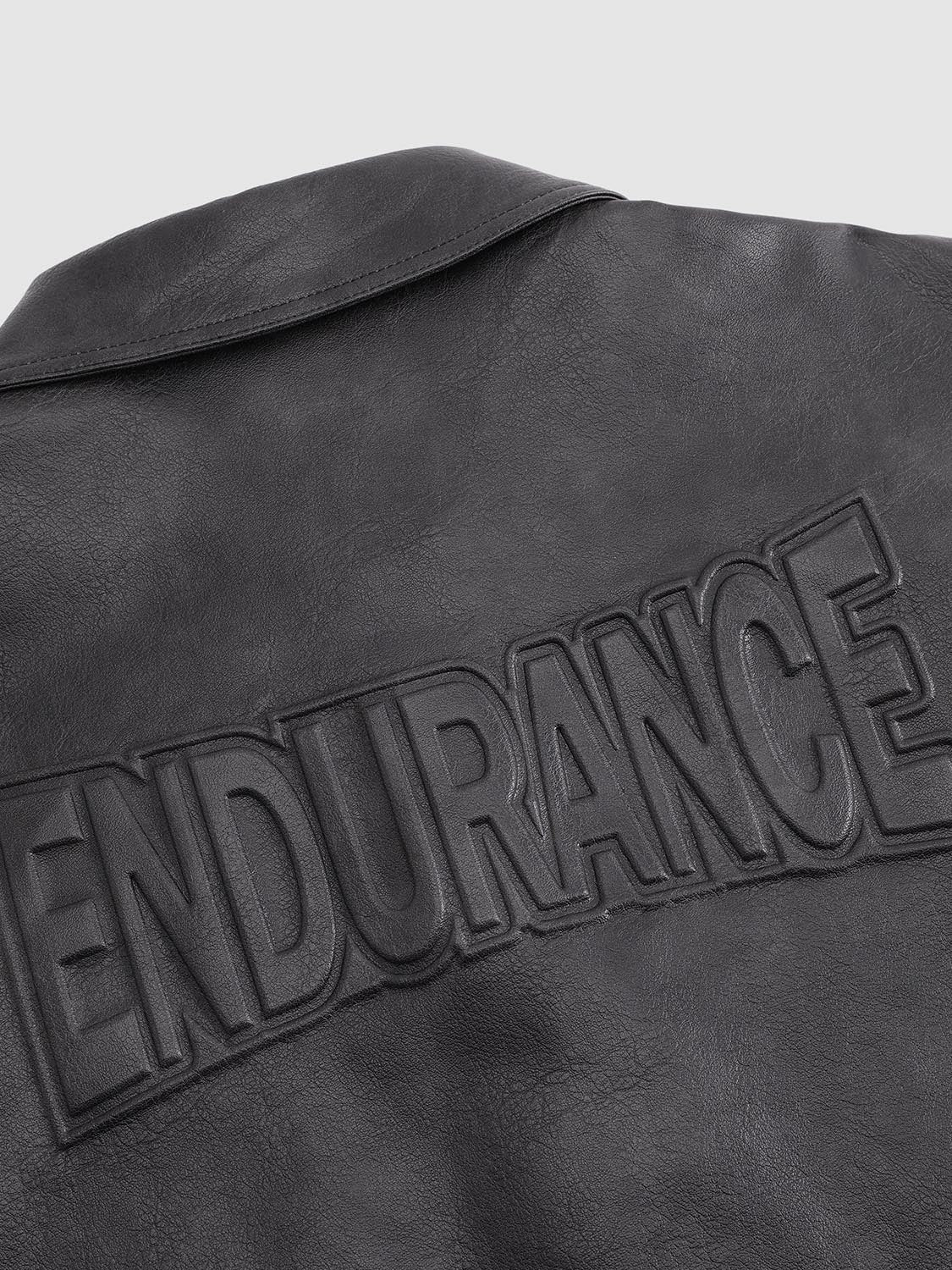 Faux Leather Bomber Jackets - Image 8