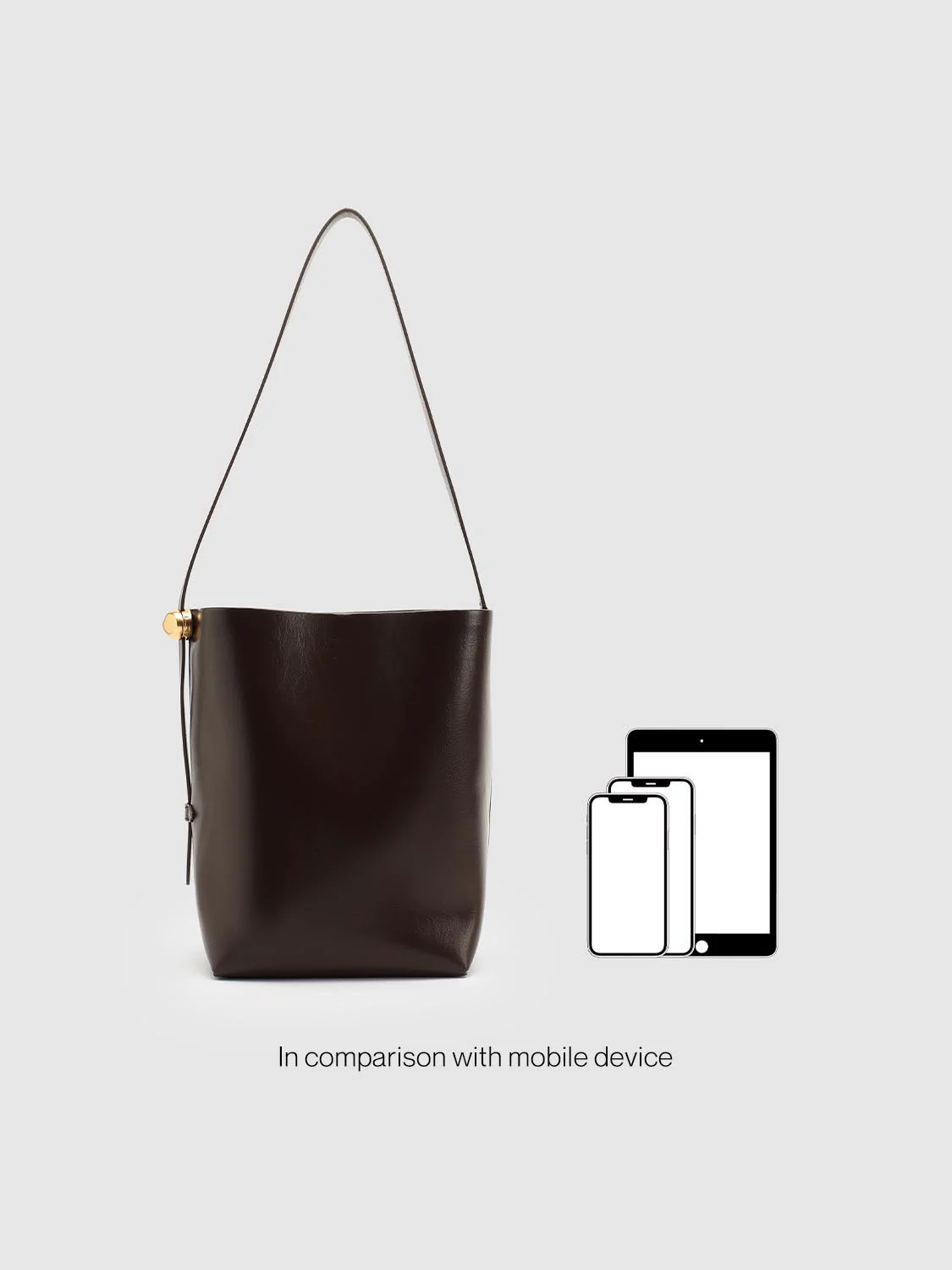 Faux Leather Bucket Shoulder Bags - Image 7