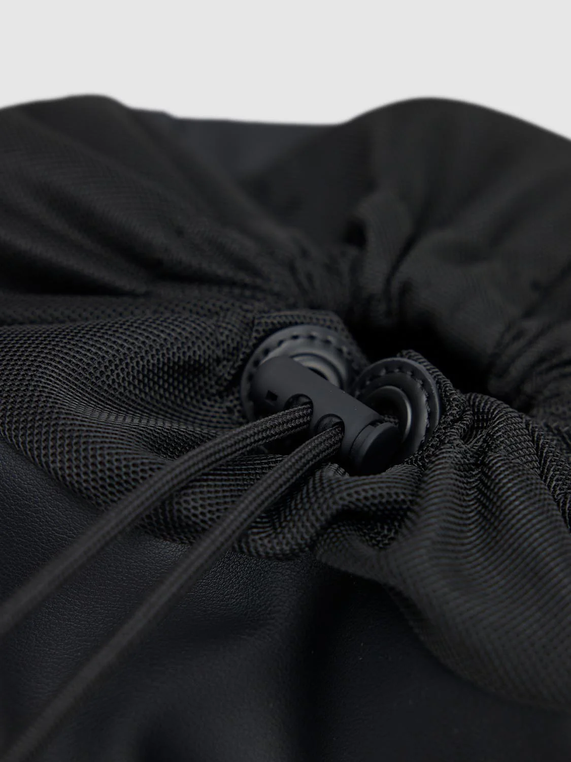 Faux Leather Buckle Detail Drawstring Backpacks - Image 6