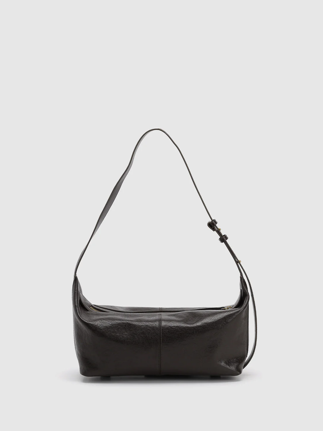 Faux Leather Crescent Shoulder Crossbody Bags - Image 3