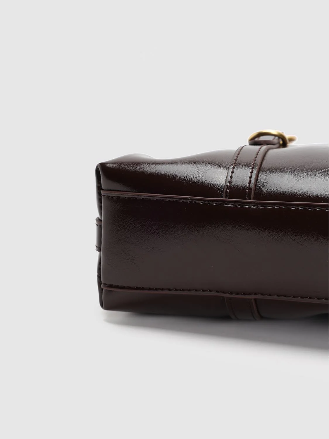 Faux Leather Handle Shoulder Bags - Image 4