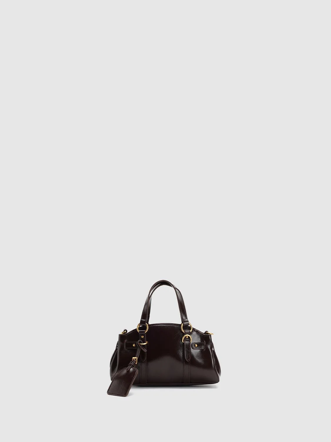 Faux Leather Handle Shoulder Bags - Image 9